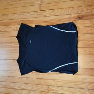 Women's Nike Dri-Fit black workout top